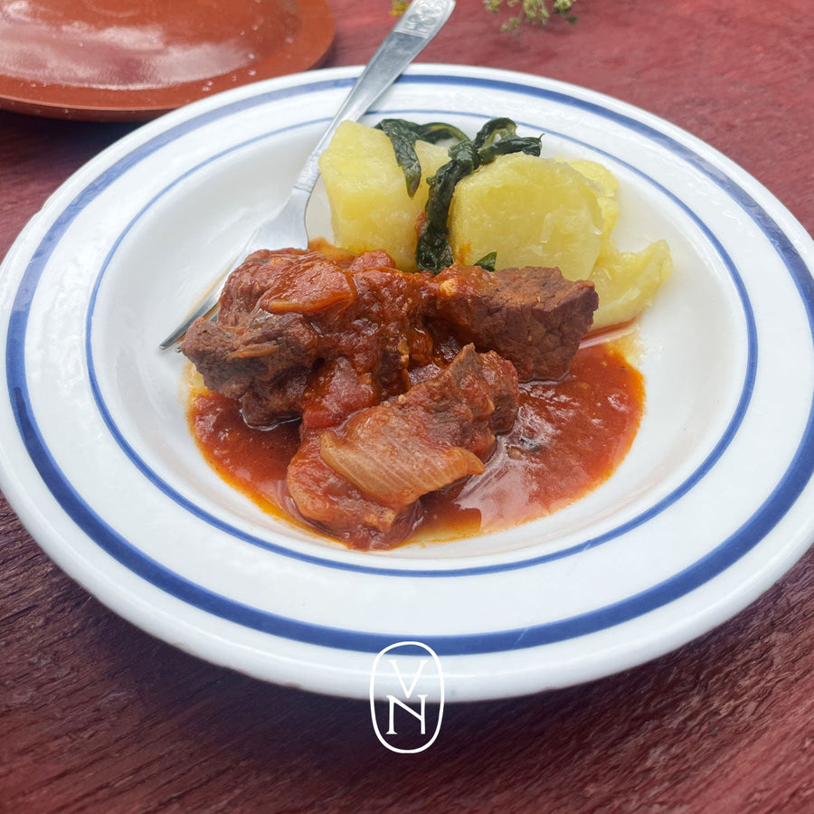 Spezzatino (Högrevsgryta med tomat) av Claudia Poli