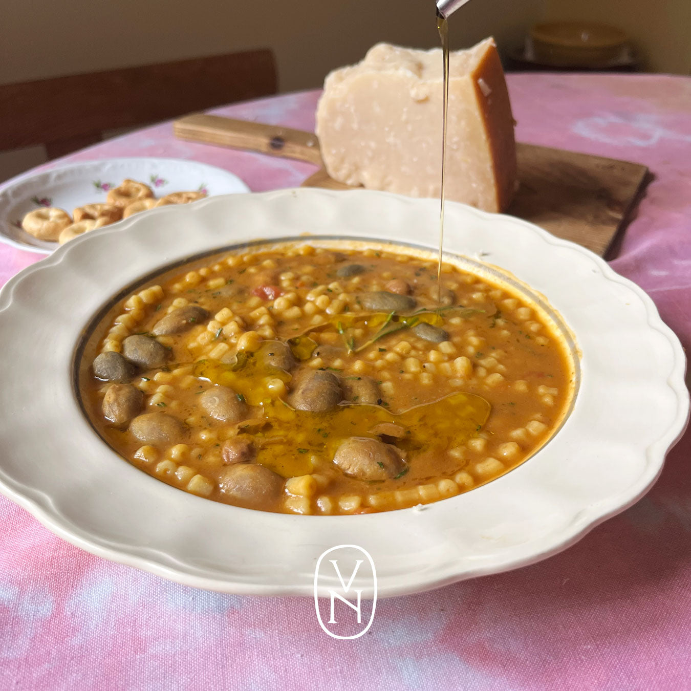Pasta e Fagioli (Pasta med borlottibönor och rosmarin)