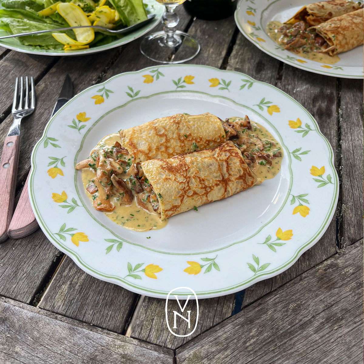 Kantarellcrêpes av Rizwan Qadery