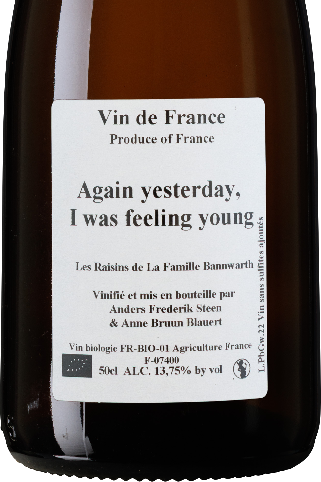 Again yesterday, I was feeling young 2022