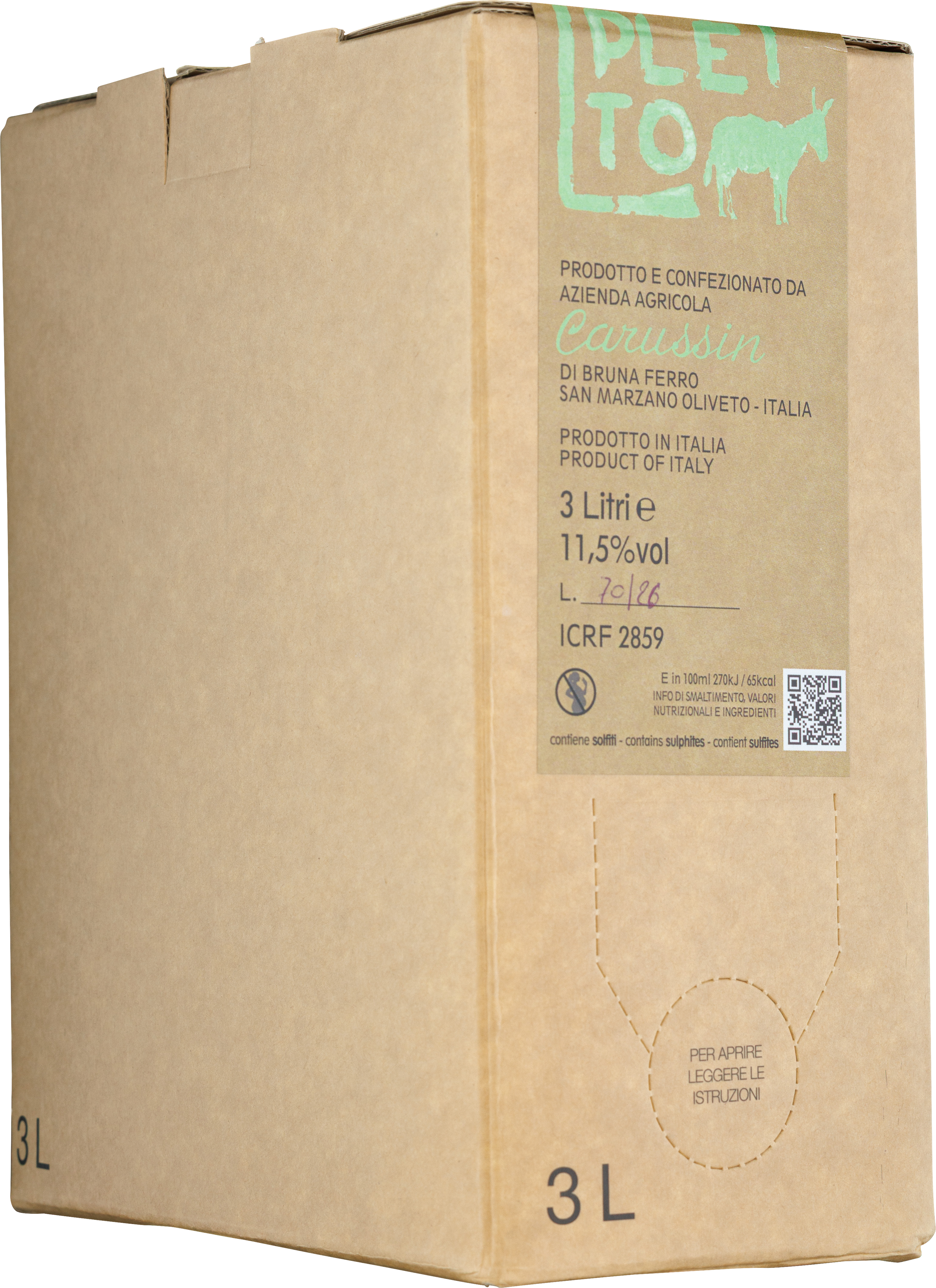 Completo Bianco 2023 BIB! 3 liter!